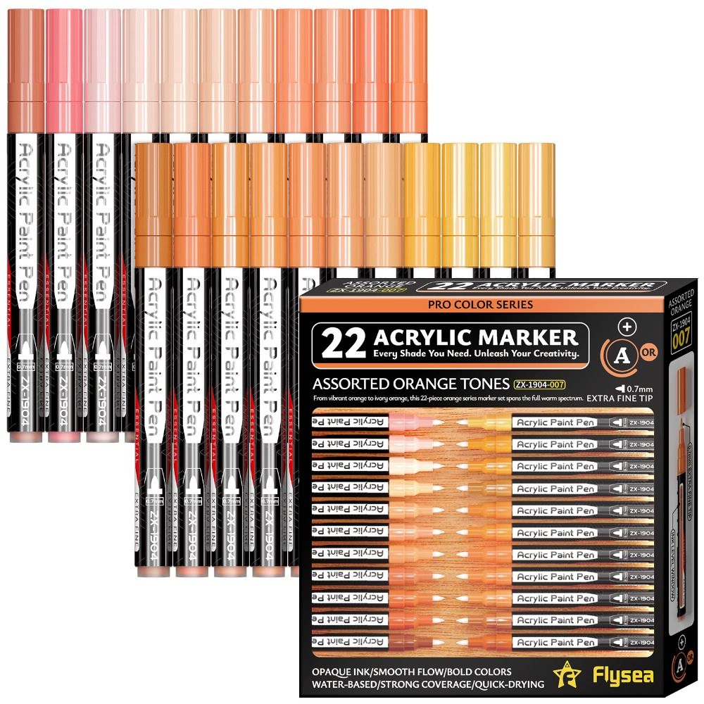 Copic Marker Classic - 22 Stück 0,7mm Extra Feine Spitze