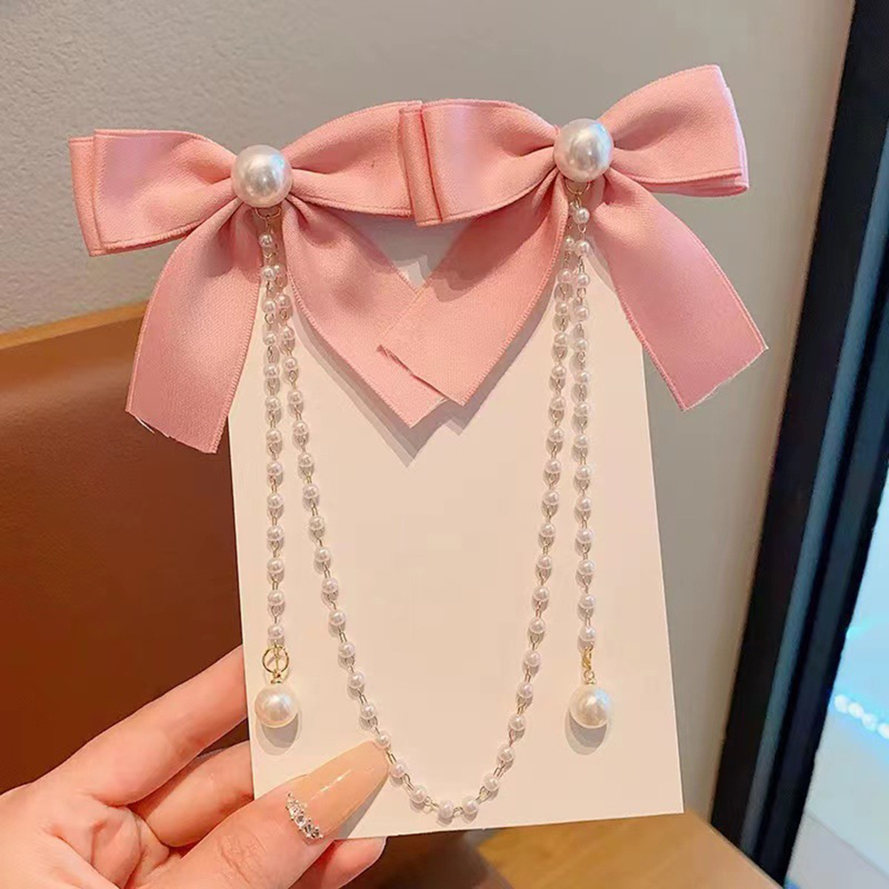 Kinder Schleife Haarspange Bab – Pearl Trim Chain Bewertung und Preis