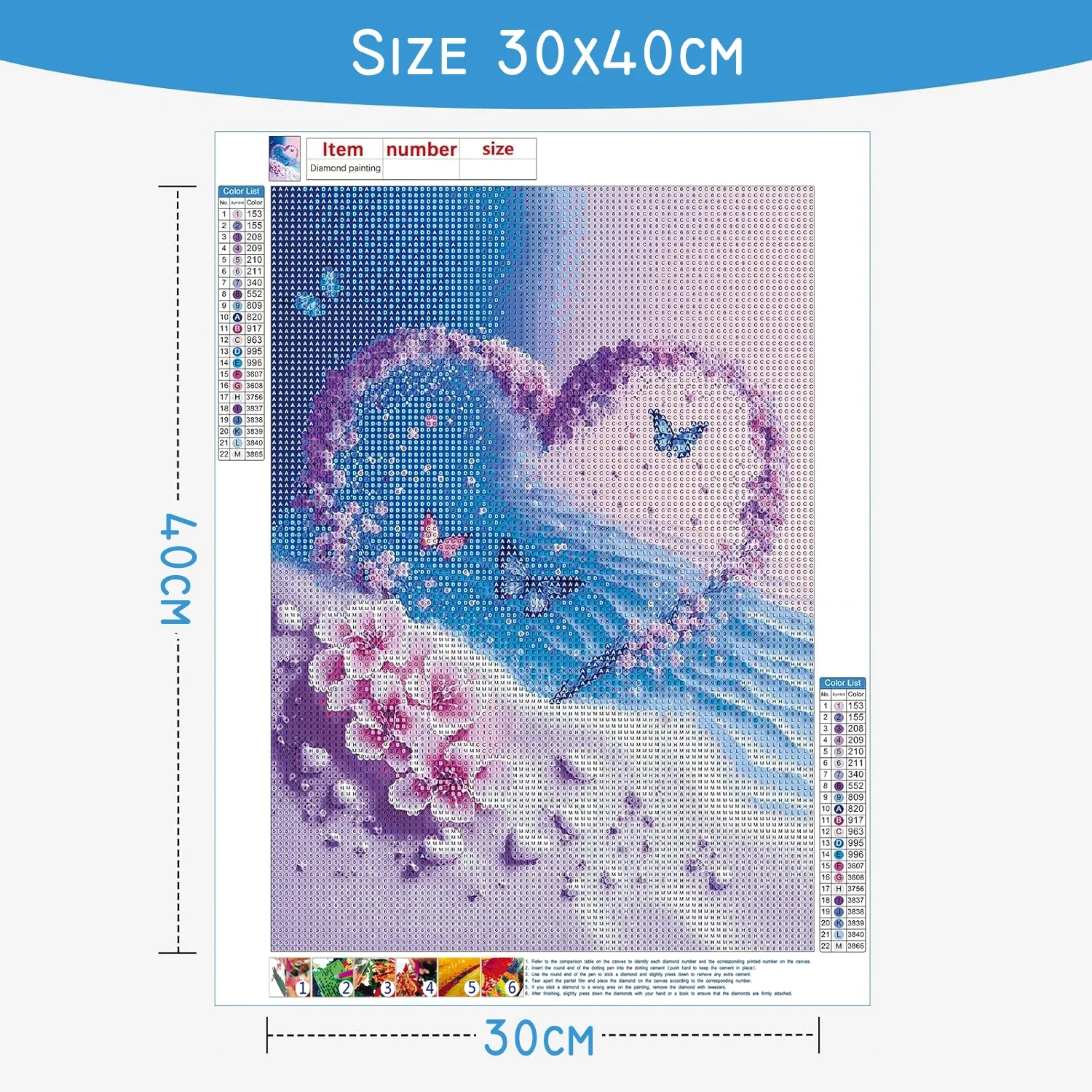 1 Stück rahmenloses Diamant-Ge – Embroidery Embellishments Bewertung und Preis