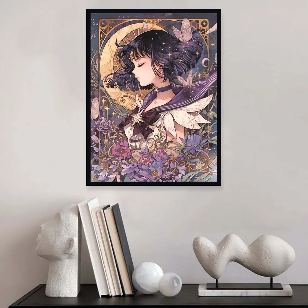 Cartoon Anime Diamant Malerei  – Embroidery Embellishments Bewertung und Preis