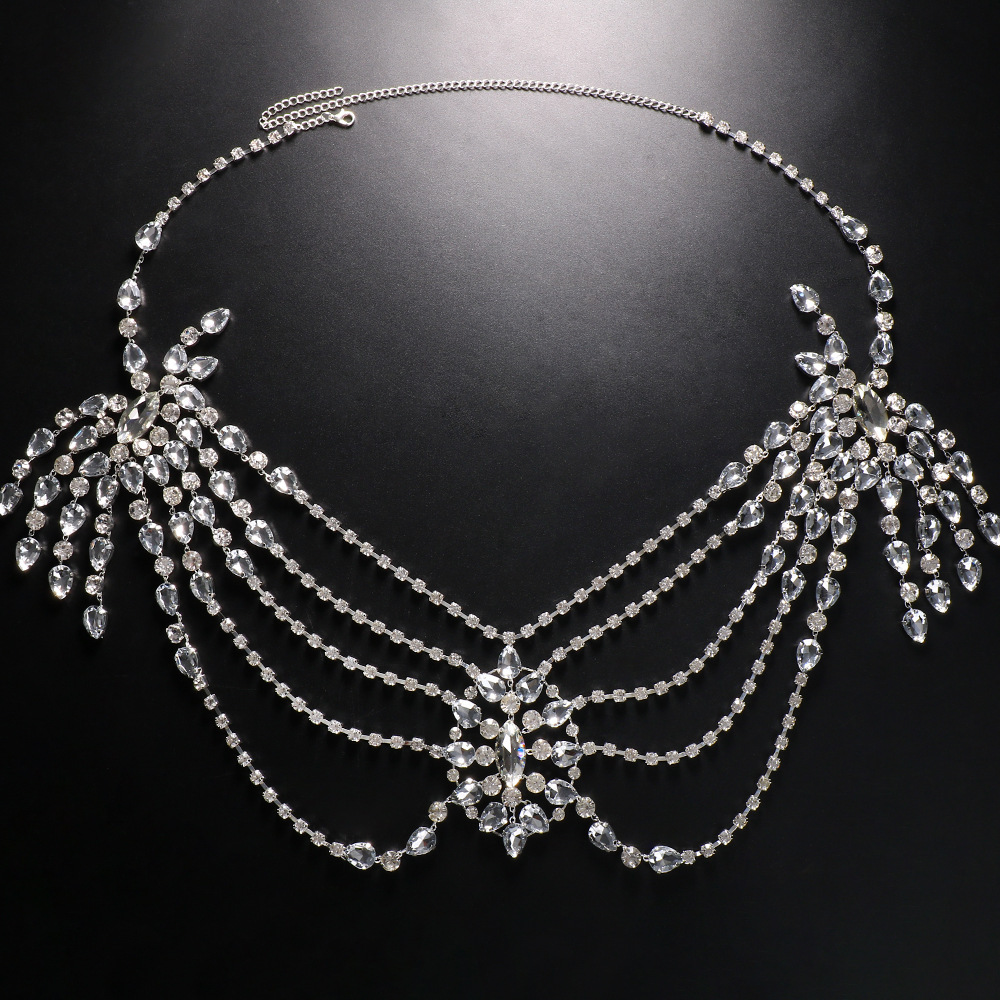 Boho Kristall Braut Schulterke – Pearl Trim Chain Bewertung und Preis
