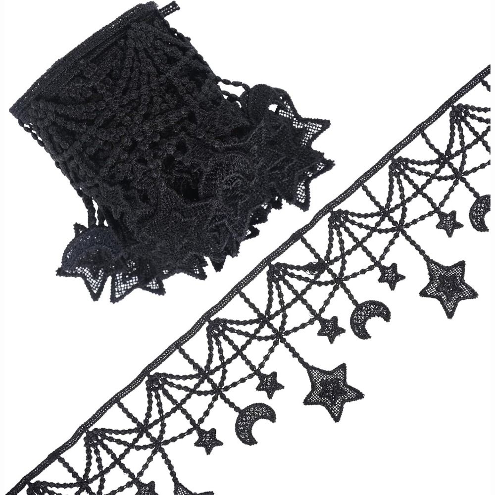 Spitzenaccessoires Schwarz-Wei – Lace Ribbon Trim Bewertung und Preis