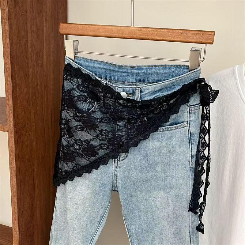 Dreieckiger Spitzen-Kurzrock,  – Lace Ribbon Trim Bewertung und Preis