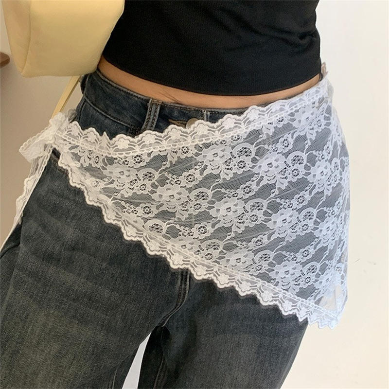 Dreieckiger Spitzen-Kurzrock,  – Lace Ribbon Trim Bewertung und Preis