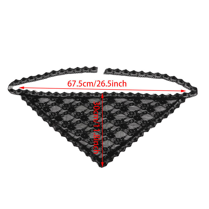 Dreieckiger Spitzen-Kurzrock,  – Lace Ribbon Trim Bewertung und Preis