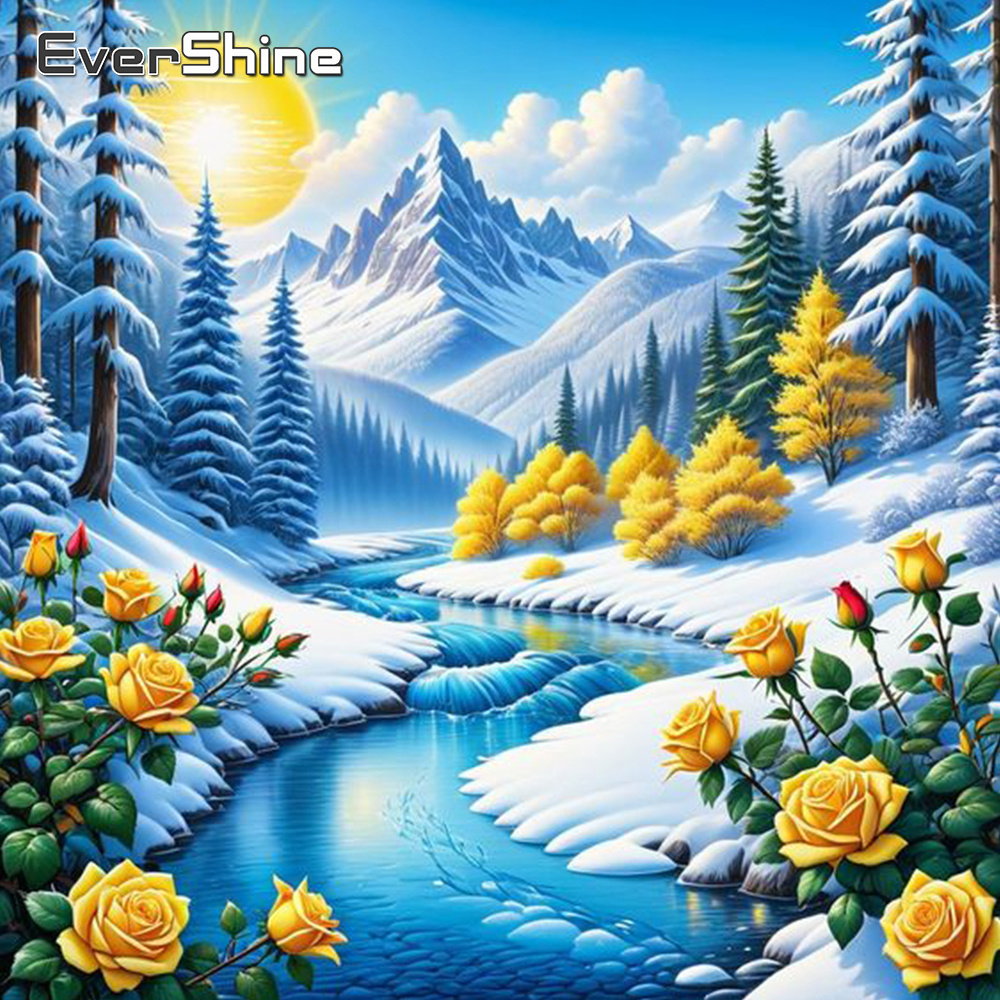 Evershine Fluss Diamant Malere – Embroidery Embellishments Bewertung und Preis