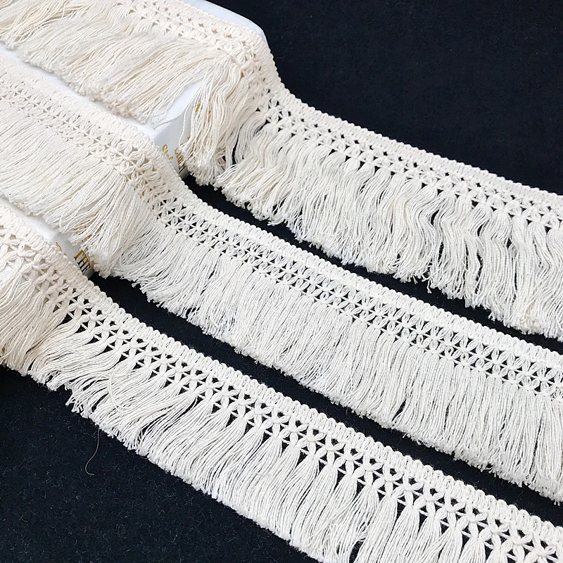 10 Yard/Lot Beige 6CM/8CM Quas – Fringe Ribbon Sewing Bewertung und Preis